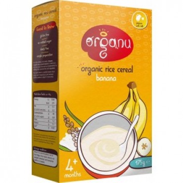 Organu Organic Rice Cereal with Banana 175g